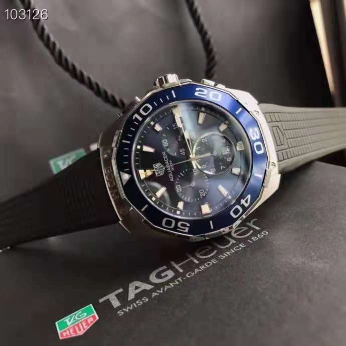 Shop Authentic Tag Heuer Aquaracer Blue Dial Watch for Men - CAY111B.FT6041 - Luxxuri