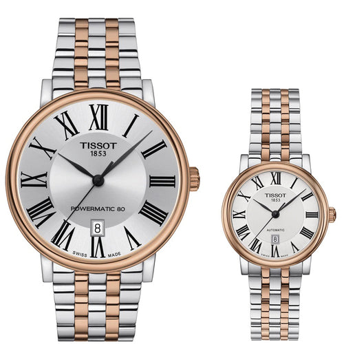 Shop Authentic Tissot T Classic Carson Premium 30 White Dial Two Tone Steel Strap Watch for Women - T122.207.22.033.00 - Luxxuri