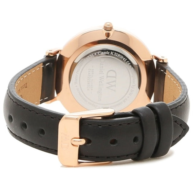 Shop Authentic Daniel Wellington Classic Reading White Dial Black Leather Strap Watch For Men - DW00100014 - Luxxuri