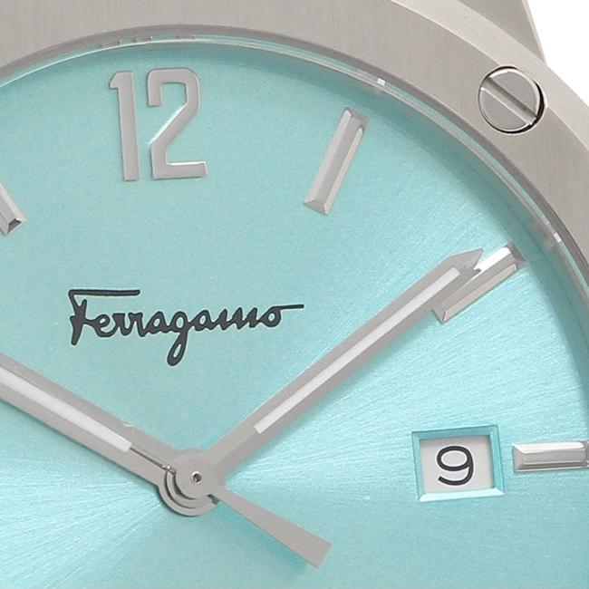 Shop Authentic Salvatore Ferragamo F-80 Classic Tiffany Blue Dial Silver Steel Strap Watch for Men - SFDT02323 - Luxxuri