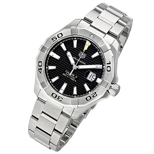 Shop Authentic Tag Heuer Aquaracer Black Dial Watch for Men - WAY2010.BA0927 - Luxxuri