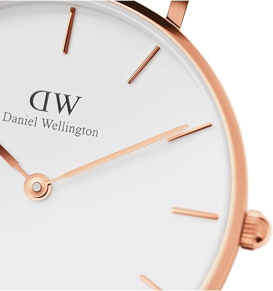 Shop Authentic Daniel Wellington Petite Dover Quartz White Dial White NATO Strap Watch For Women - DW001000313 - Luxxuri