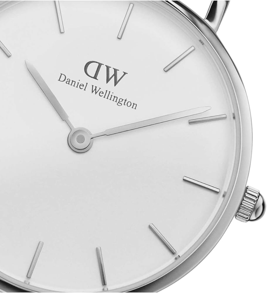 Shop Authentic Daniel Wellington Petite White Dial Brown Leather Strap Watch For Women - DW00100243 - Luxxuri