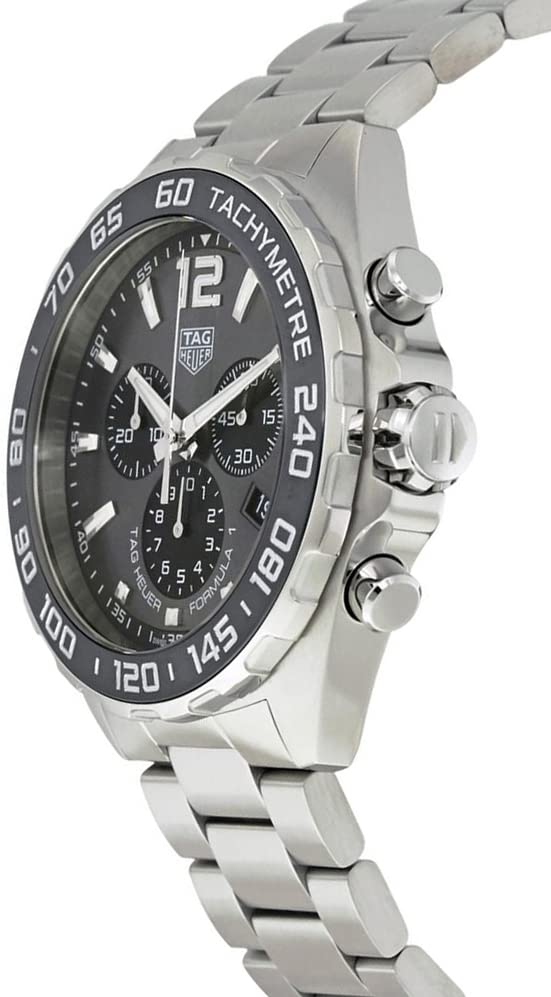 Shop Authentic Tag Heuer Formula 1 Anthracite Dial Silver Steel Strap Watch for Men - CAZ1011.BA0842 - Luxxuri