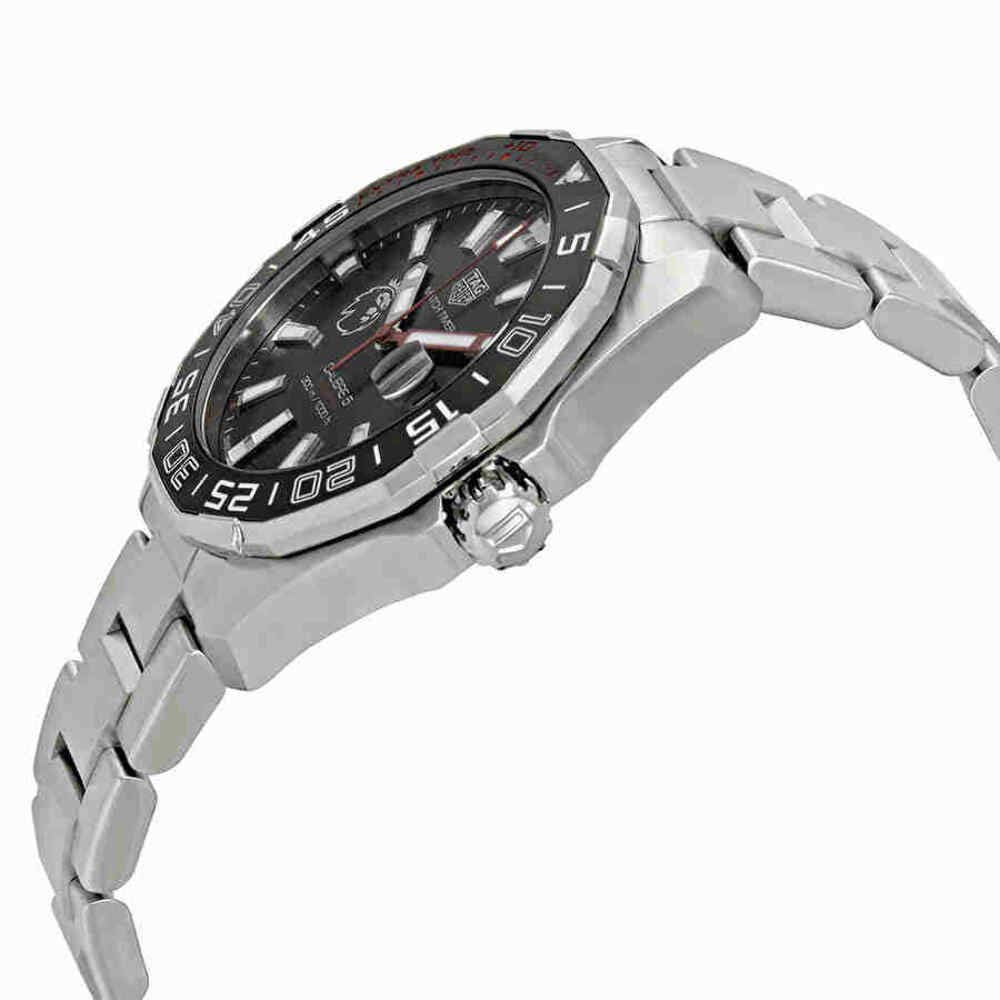 Shop Authentic Tag Heuer Aquaracer Calibre 5 Premiere League Edition Black Dial Silver Stainless Steel Watch for Men - WAY201D.BA0927 - Luxxuri