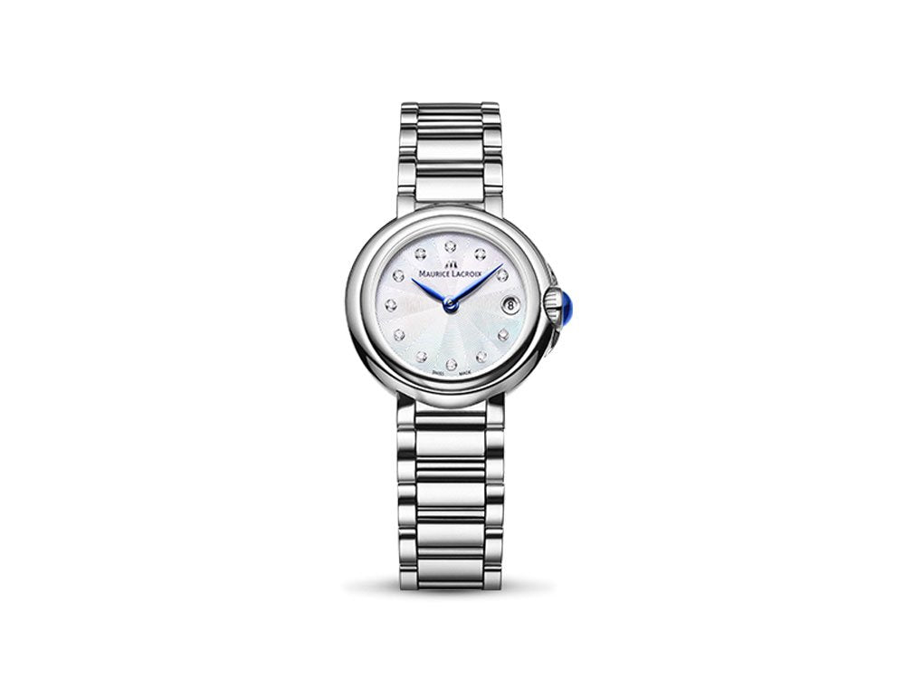 Shop Authentic Maurice Lacroix Fiaba Mother of Pearl Dial Silver Steel Strap Watch for Women - FA1004-SS002-170-1 - Luxxuri