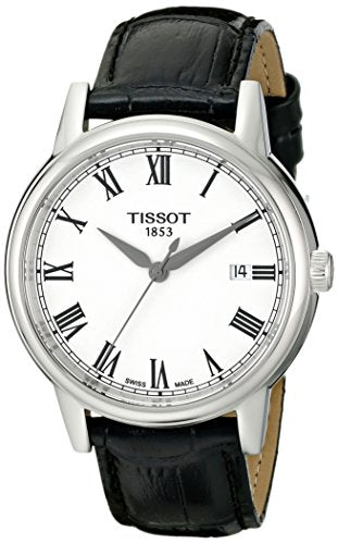 Shop Authentic Tissot T Classic Carson White Dial Black Leather Strap Watch for Men - T085.410.16.013.00 - Luxxuri
