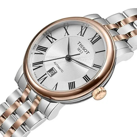 Shop Authentic Tissot T Classic Carson Premium 30 White Dial Two Tone Steel Strap Watch for Women - T122.207.22.033.00 - Luxxuri