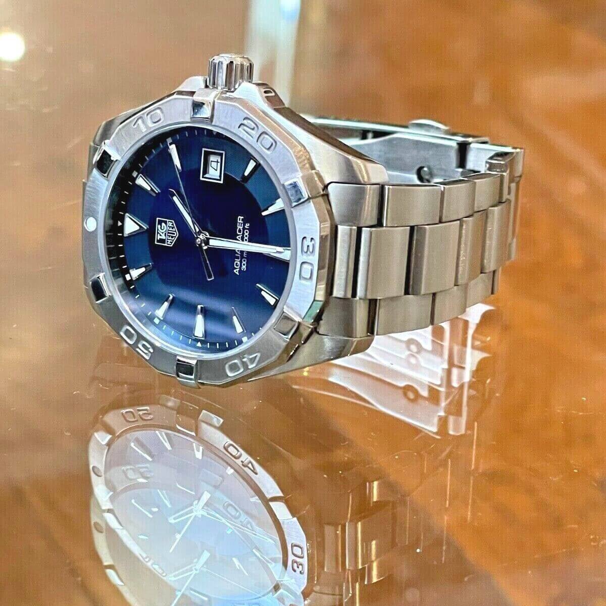 Shop Authentic Tag Heuer Aquaracer Blue Dial Watch for Men - WAY1112.BA0928 - Luxxuri