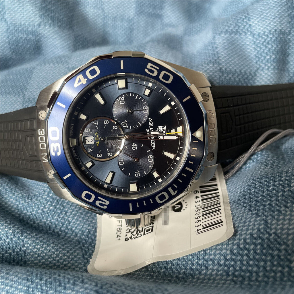 Shop Authentic Tag Heuer Aquaracer Blue Dial Watch for Men - CAY111B.FT6041 - Luxxuri