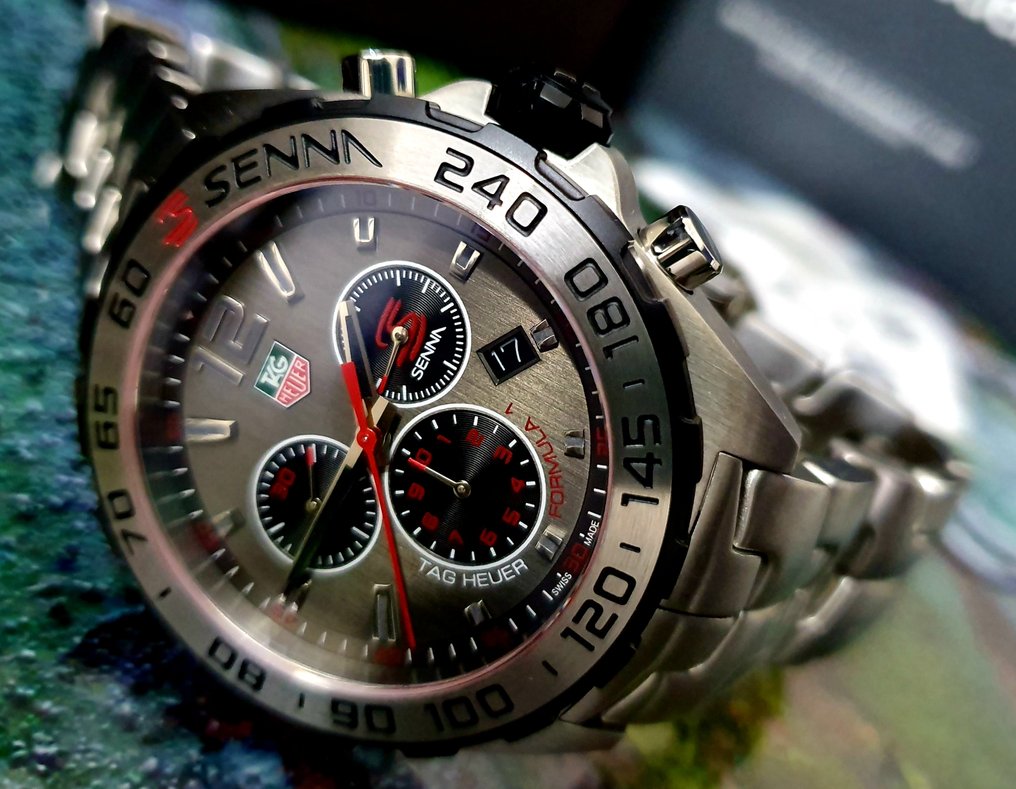 Shop Authentic Tag Heuer Formula 1 Special Edition Chronograph Grey Dial Silver Steel Strap Watch for Men - CAZ1012.BA0883 - Luxxuri