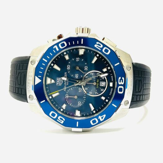 Shop Authentic Tag Heuer Aquaracer Blue Dial Watch for Men - CAY111B.FT6041 - Luxxuri