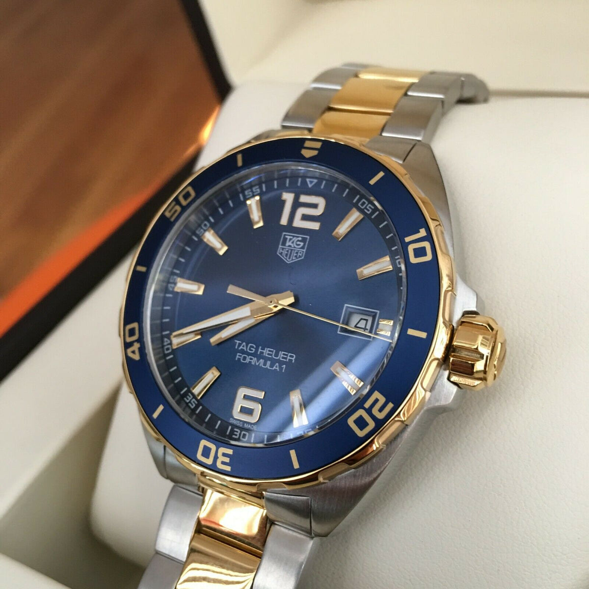 Shop Authentic Tag Heuer Formula Blue Dial Watch for Men - WAZ1120.BB0879 - Luxxuri