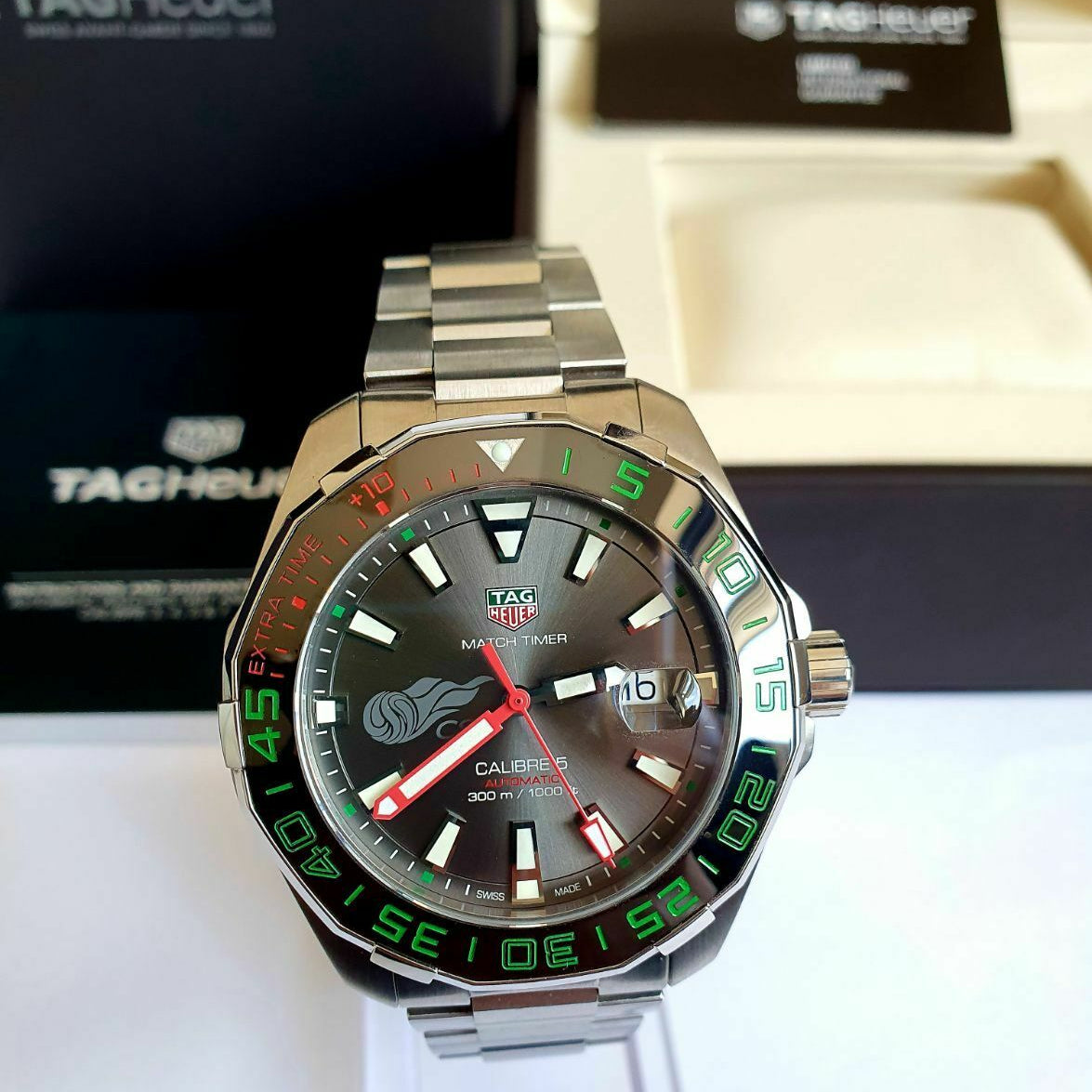 Shop Authentic Tag Heuer Calibre 5 Black Dial Watch for Men – WAY201E.BA0927 - Luxxuri
