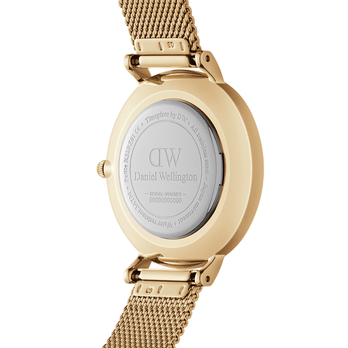 Shop Authentic Daniel Wellington Petite Emerald Green Dial Gold Mesh Strap Watch For Women - DW00100480 - Luxxuri