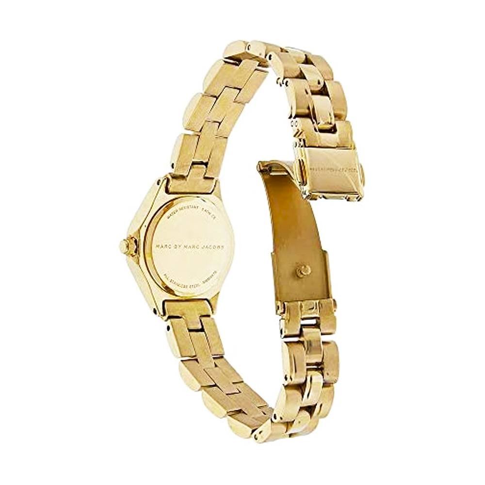 Shop Authentic Marc Jacobs Amy White Dial Gold Steel Strap Watch for Women - MBM3051 - Luxxuri