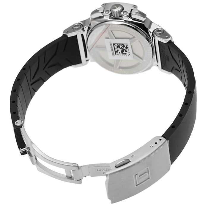 Shop Authentic Tissot Dressport Chronograph Black Dial Black Leather Strap Watch for Women - T050.217.17.057.00 - Luxxuri
