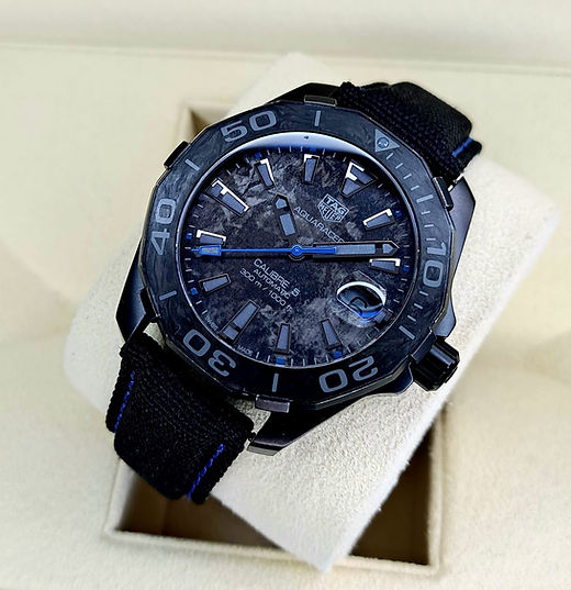 Shop Authentic Tag Heuer Aquaracer Carbon Dial Watch for Men - WBD218C.FC6447 - Luxxuri