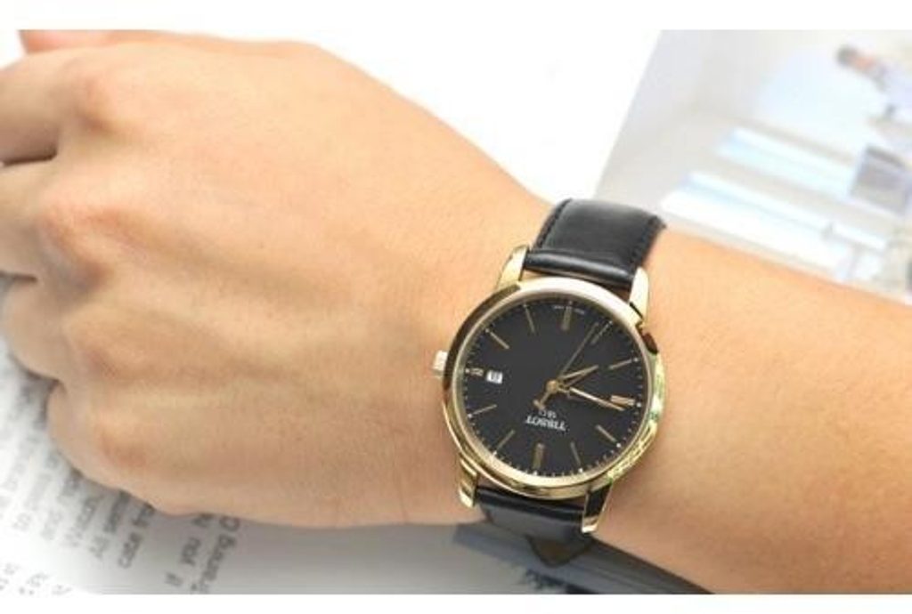 Shop Authentic Tissot T Classic Dream Black Dial Black Leather Strap Watch for Men - T033.410.36.051.01 - Luxxuri