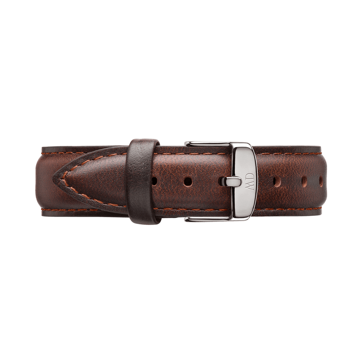 Shop Authentic Daniel Wellington Classic Bristol White Dial Brown Leather Strap Watch For Women - DW00100056 - Luxxuri