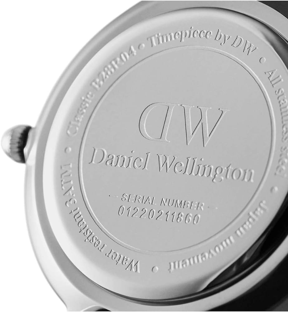 Daniel Wellington Classic Petite St Mawes Black Dial Brown Leather Strap Watch For Women - DW00100237
