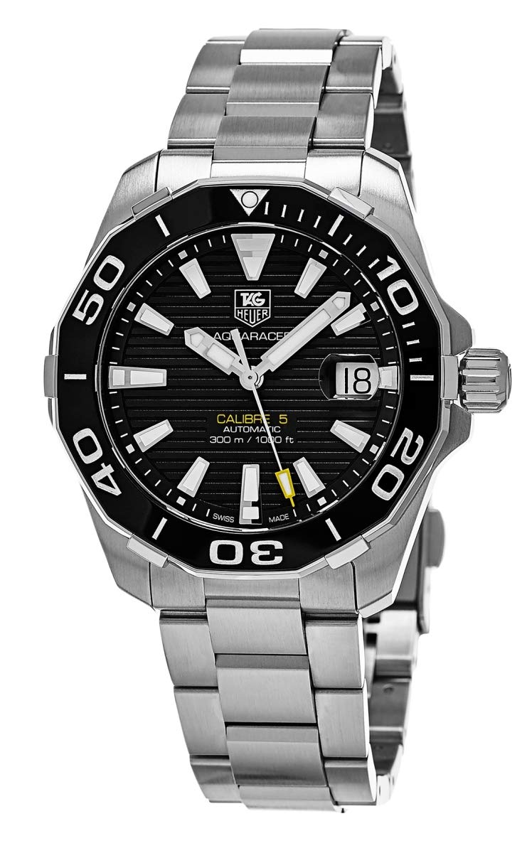 Shop Authentic Tag Heuer Aquaracer Black Dial Watch for Men - WAY211A.BA0928 - Luxxuri