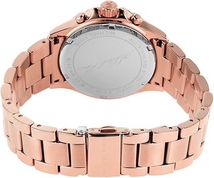 Shop Authentic Michael Kors Everest Chronograph Silver Dial Rose Gold Steel Strap Watch For Women - MK7213 - Luxxuri