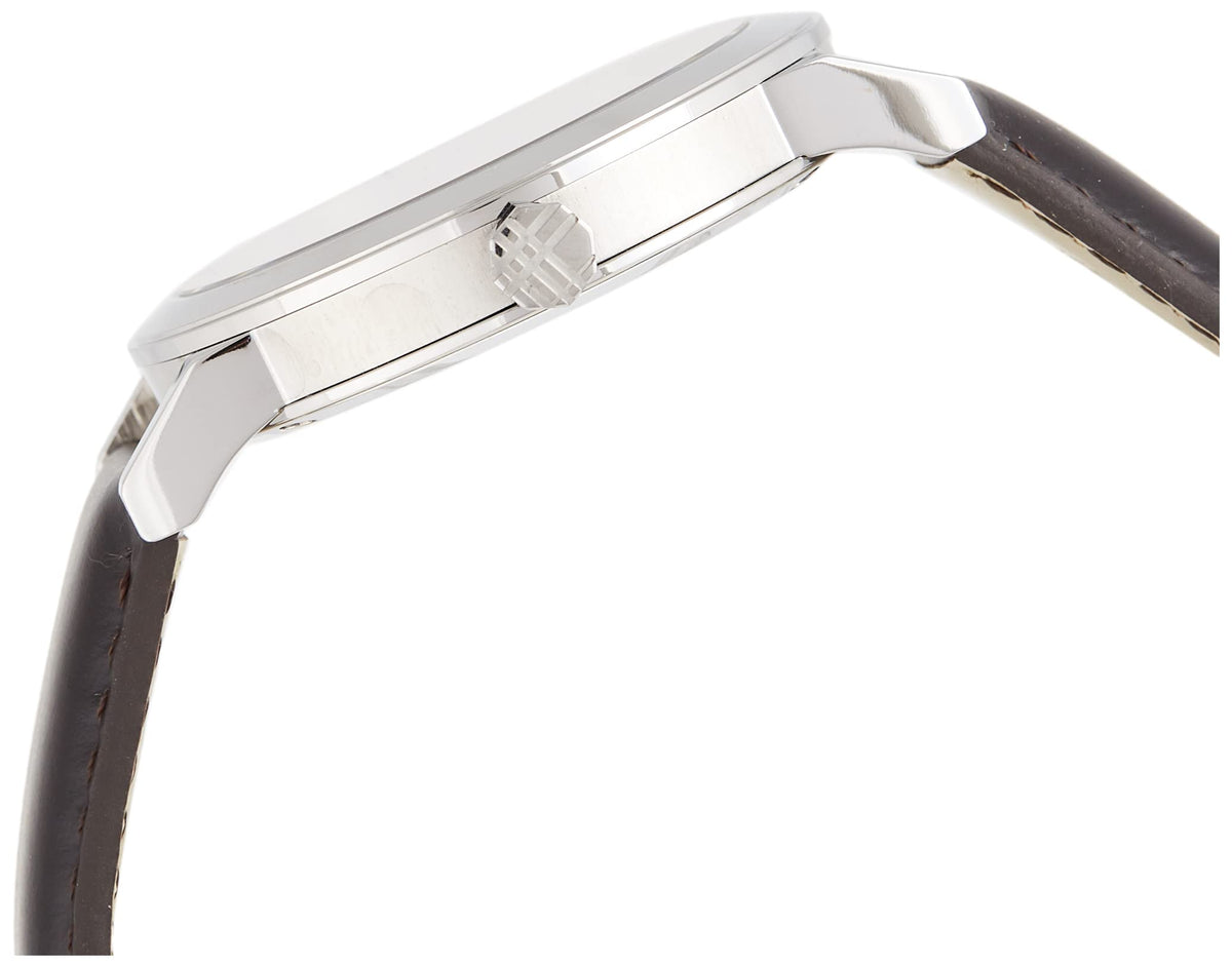 Shop Authentic Burberry The City Gold Dial Brown Leather Strap Watch for Men - BU9011 - Luxxuri