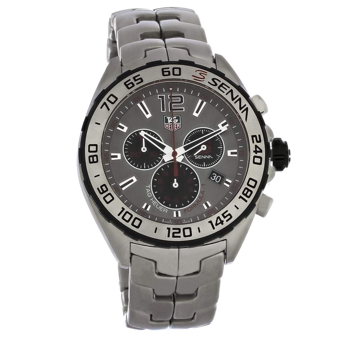 Shop Authentic Tag Heuer Formula 1 Special Edition Chronograph Grey Dial Silver Steel Strap Watch for Men - CAZ1012.BA0883 - Luxxuri
