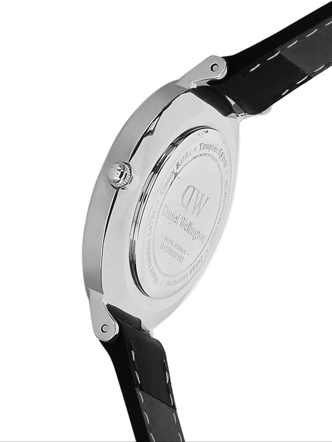 Shop Authentic Daniel Wellington Petite Sheffield Black Dial Black Leather Strap Watch For Women - DW00100180 - Luxxuri
