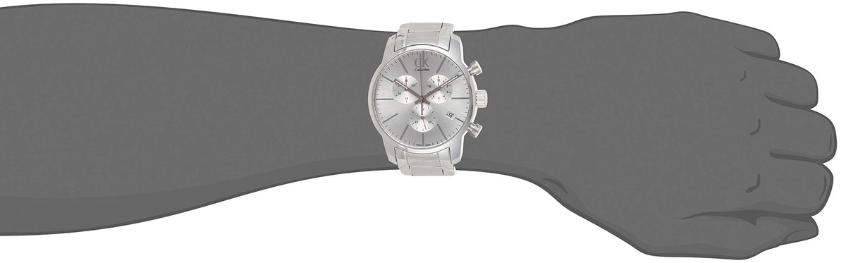Shop Authentic Calvin Klein City White Dial Silver Steel Strap Watch for Men - K2G27146 - Luxxuri