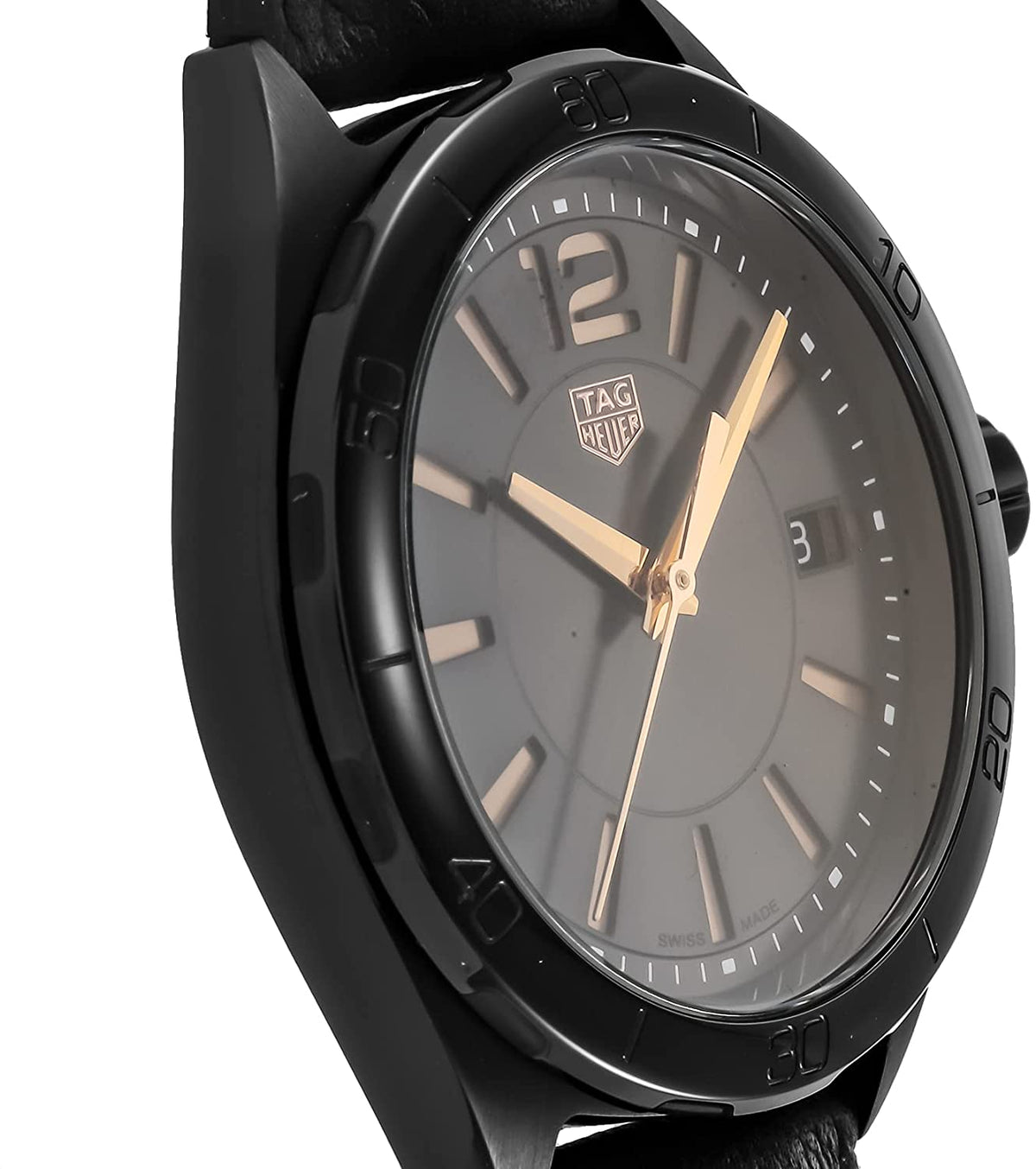 Shop Authentic Tag Heuer Formula 1 Quartz Black Dial Black Leather Strap Watch for Women - WBJ1314.FC8230 - Luxxuri