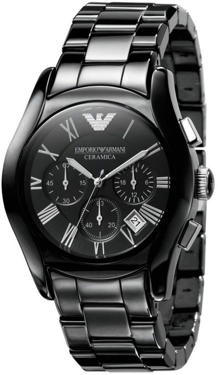 Shop Authentic Emporio Armani Black Ceramic Dial Ceramic Strap Watch For Women - AR1401 - Luxxuri