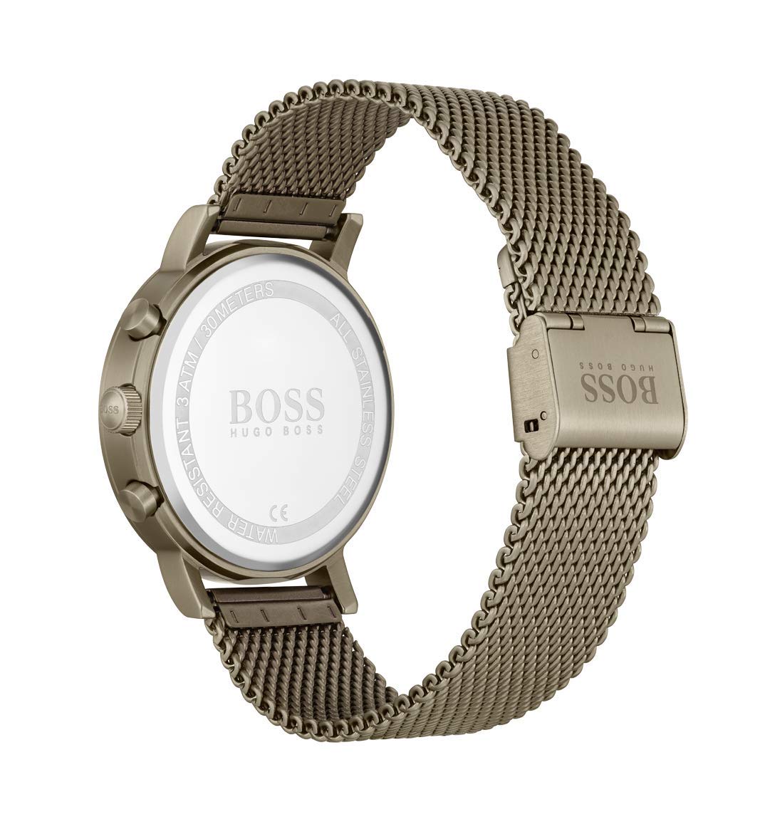 Shop Authentic Hugo Boss Spirit Blue Dial Grey Mesh Bracelet Watch for Men - 1513693 - Luxxuri