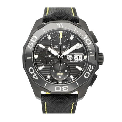 Shop Authentic Tag Heuer Aquaracer PVD Black Dial Watch for Men - CAY218A.FC6361 - Luxxuri