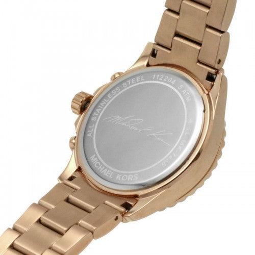 Shop Authentic Michael Kors Everest Chronograph Crystals Rose Gold Dial Rose Gold Steel Strap Watch For Women - MK7235 - Luxxuri