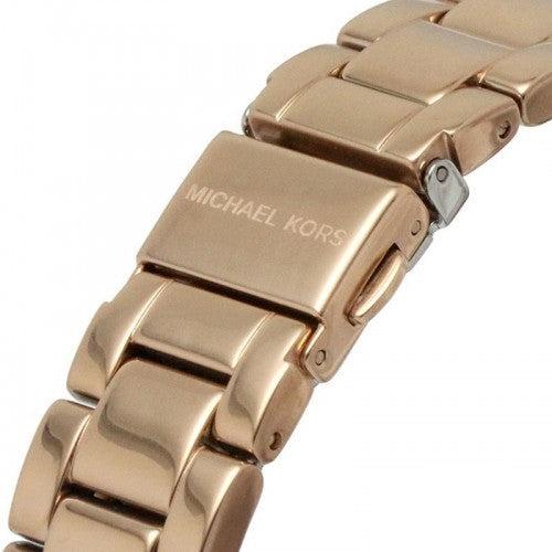 Shop Authentic Michael Kors Everest Chronograph Crystals Rose Gold Dial Rose Gold Steel Strap Watch For Women - MK7235 - Luxxuri