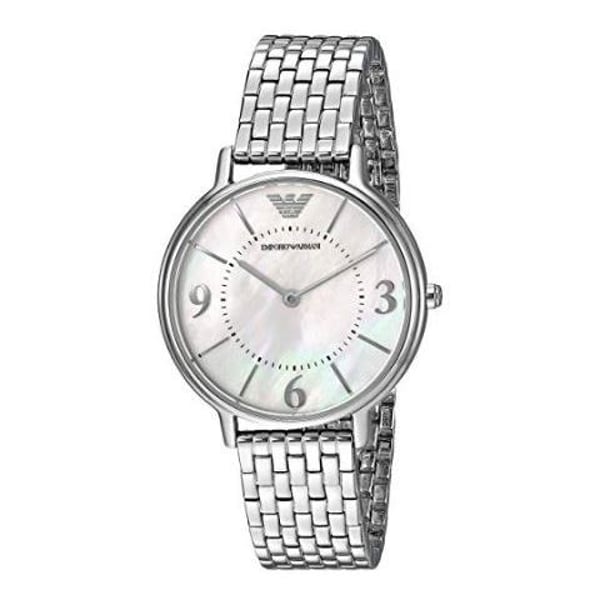 Shop Authentic Emporio Armani Kappa Mother of Pearl Dial Silver Steel Watch For Women - AR2507 - Luxxuri