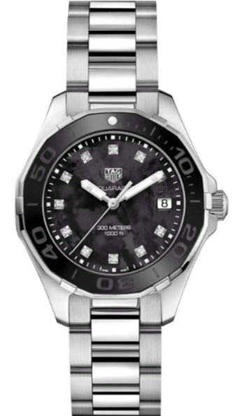Shop Authentic Tag Heuer Aquaracer Black Dial Watch for Women - WAY131M.BA0748 - Luxxuri