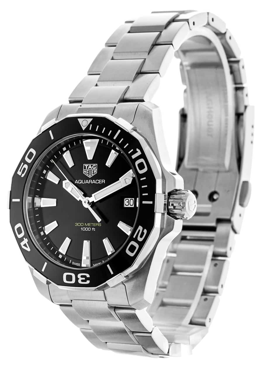 Shop Authentic Tag Heuer Aquaracer Black Dial Watch for Men - WAY111A.BA0928 - Luxxuri