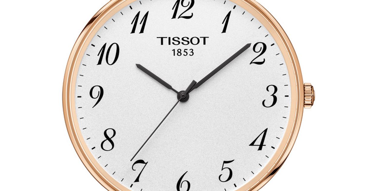 Shop Authentic Tissot T Classic Everytime White Dial Rose Gold Mesh Bracelet Watch for Men - T109.610.33.032.00 - Luxxuri