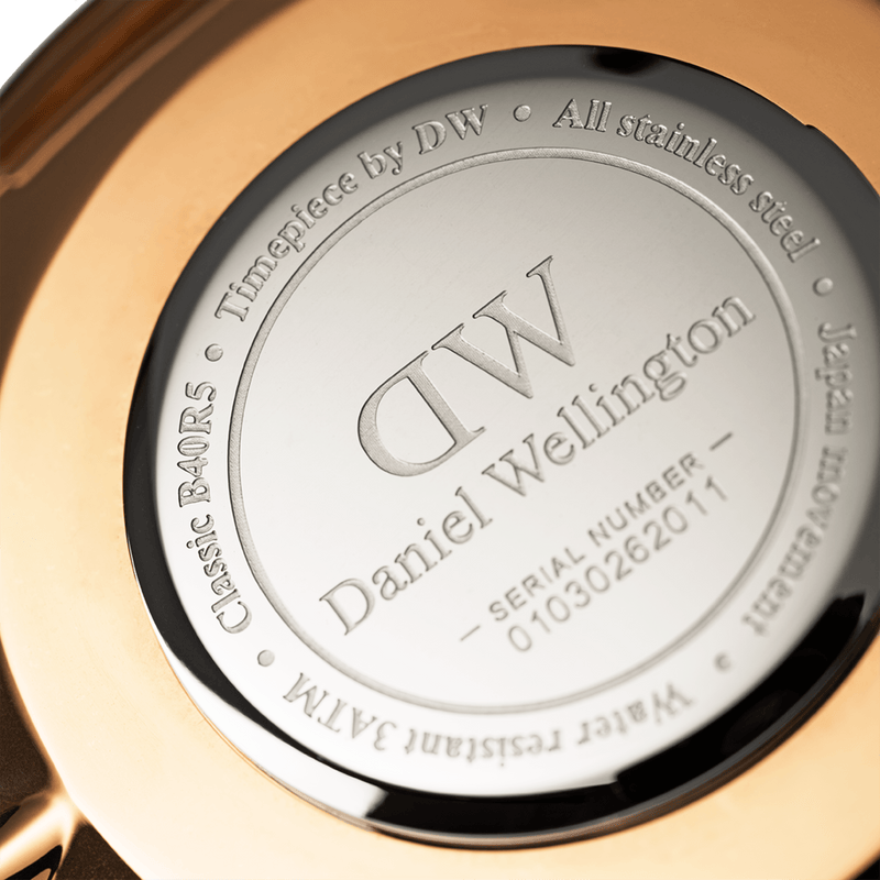 Shop Authentic Daniel Wellington Classic York White Dial Brown Leather Strap Watch For Women - DW00100038 - Luxxuri
