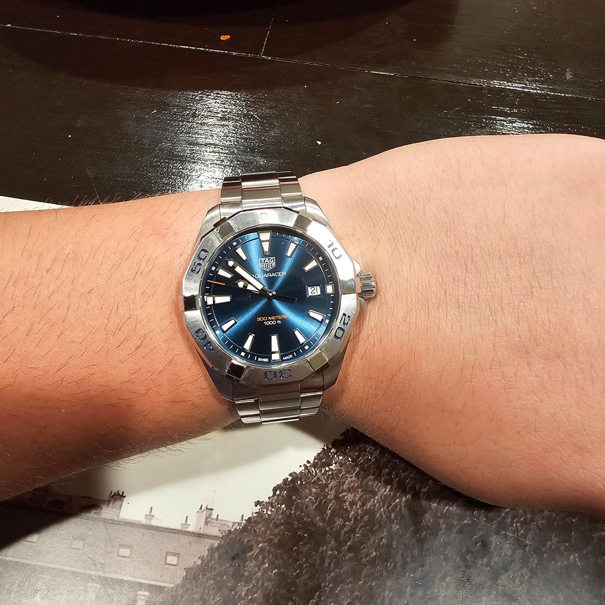 Shop Authentic Tag Heuer Aquaracer Blue Dial Watch for Men - WBD1112.BA0928 - Luxxuri