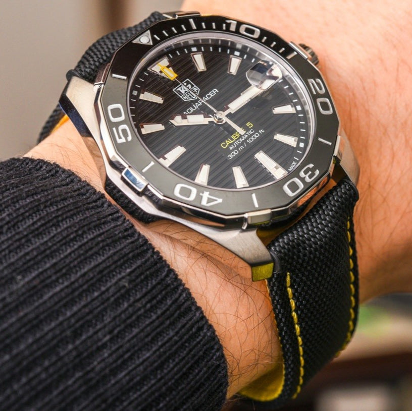 Shop Authentic Tag Heuer Aquaracer Black Dial Watch for Men - WAY211A.FC6362 - Luxxuri
