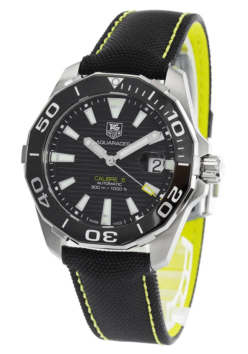 Shop Authentic Tag Heuer Aquaracer Black Dial Watch for Men - WAY211A.FC6362 - Luxxuri
