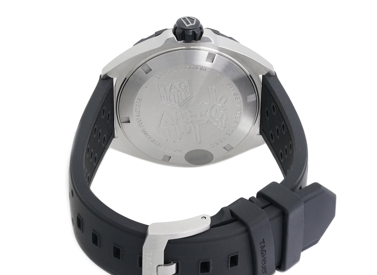 Shop Authentic Tag Heuer Formula 1 Alec Monopoly Special Edition Black Rubber Strap Watch for Men - WAZ1119.FT8023 - Luxxuri