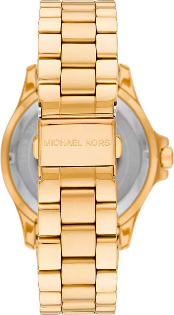 Shop Authentic Michael Kors Everest Three Hand Mother of Pearl White Dial Gold Steel Strap Watch For Women - MK7401 - Luxxuri