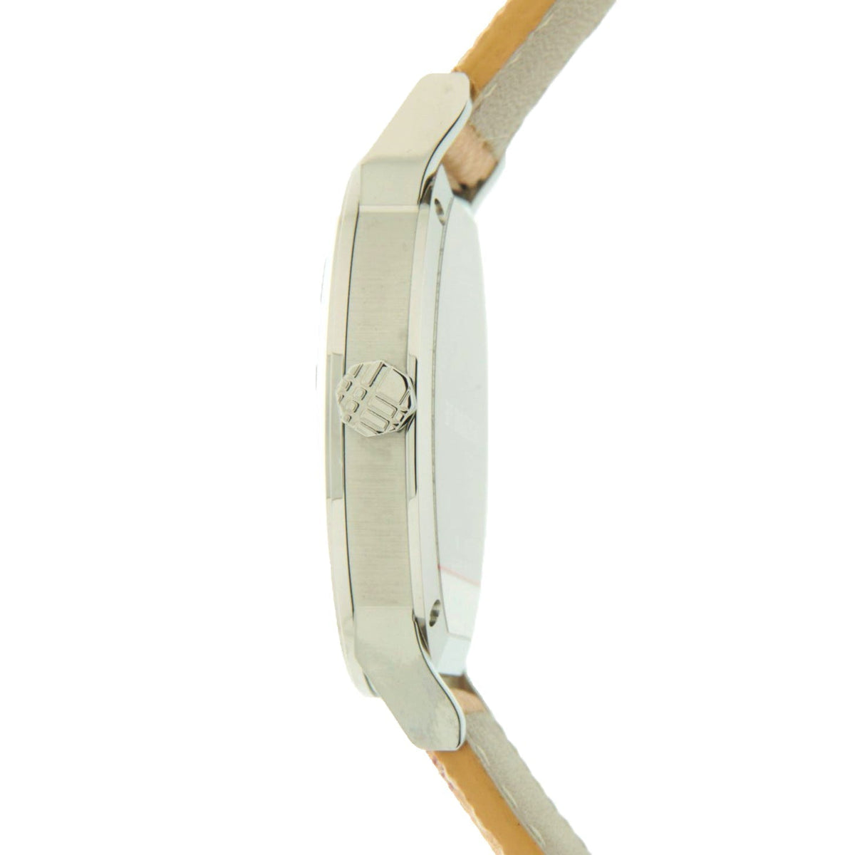 Shop Authentic Burberry The City Silver Dial Brown Leather Strap Watch for Women - BU9025 - Luxxuri
