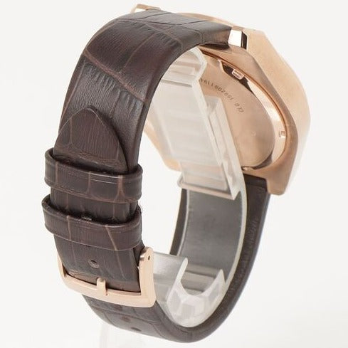 Shop Authentic Emporio Armani Federico Chronograph Blue Dial Brown Leather Strap Watch For Men - AR11563 - Luxxuri