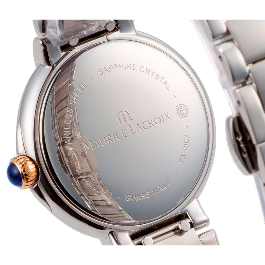 Shop Authentic Maurice Lacroix Fiaba Date Diamonds White Mother of Pearl Dial Two Tone Steel Strap Watch for Women - FA1007-PVP23-170-1 - Luxxuri